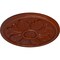 Ekena Millwork Kaya Ceiling Medallion (Fits Canopies up to 5 1/4"), Hand-Painted Firebrick, 23 5/8"OD x 1 1/2"P CM23KAFIF - alternate 2